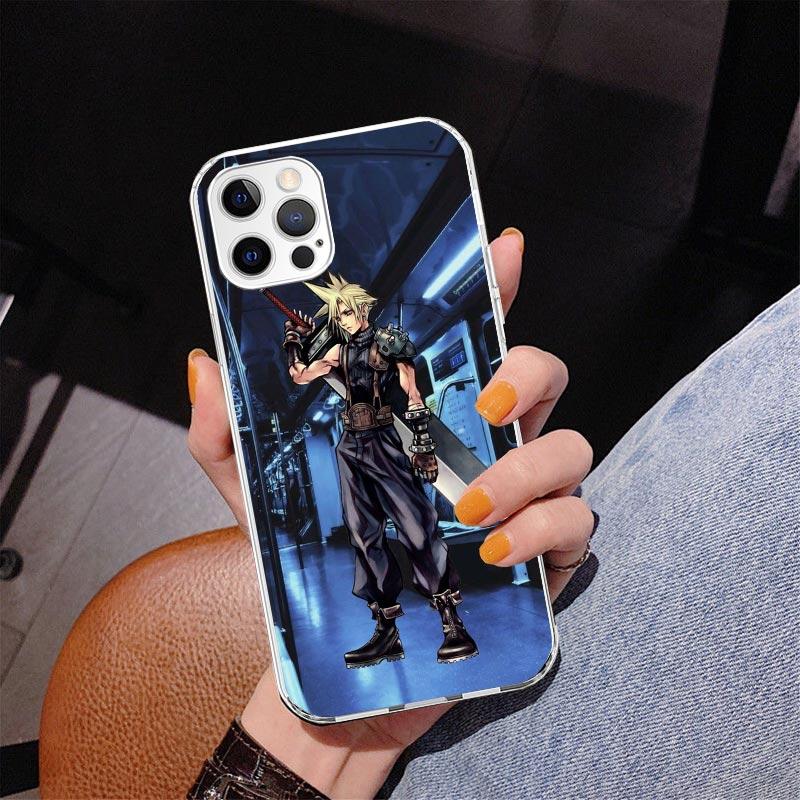 Final Fantasy FF VII Phone Case For iPhone 17 Air 16 Pro Max 16E 15 + 14 Plus 11 12 13 Mini 7 8 SE Gift Print Cover Fundas