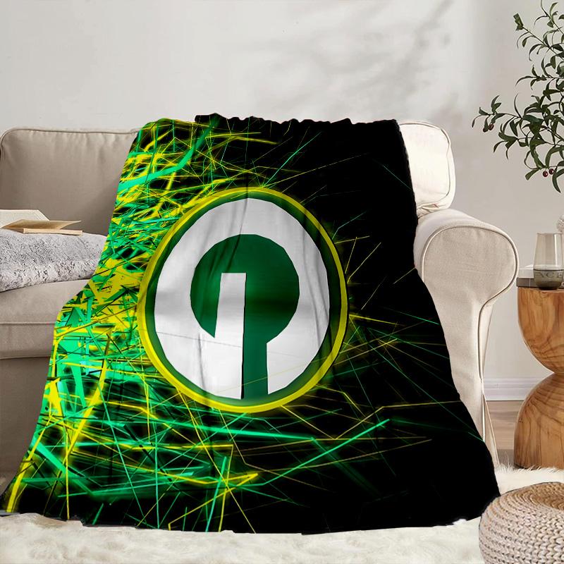 Green Bay Packers Logo Portable Blanket/Soft Blanket Bedding Blanket Suitable for Travel Camping Living Rooms Offices Sofas Fan Gifts