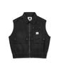 Kodak Rgb Denim Collared Vest Black
