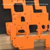 Sturdy Engineering Plastic Switches Template Portable Accessory for Woodworking with Routers Jig Drilling and Profilings