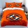 Orange Dundee United Bedding Set Bedding Duvet Cover Set Duvet Cover Pillowcases (1 * Duvet Cover 2 * Pillowcases, Without Duvet Insert)
