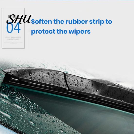 Wiper Blade Softener 10/20/40Pcs Auto Glass Water Effervescent Tablets Solid Windshield Cleaner Windscreen Super Concentrated Car Wash Fluid Cleaning