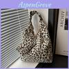 Fashionable Large Capacity Fall Casual Minimalist Tote Bag For Women In Khaki Brown And White