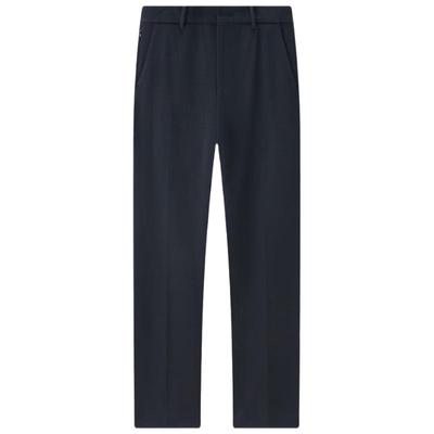 Men's Knit Business Straight-Leg Trousers