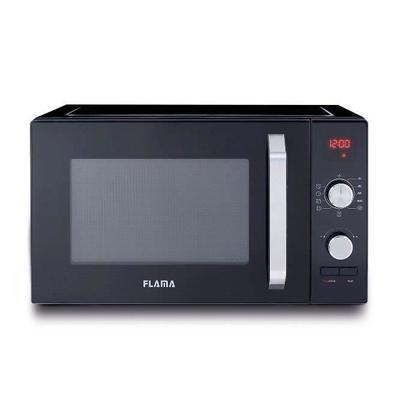 Flama Black 1837FL Microwave - 800W - 23L - 9 Automatic Programs