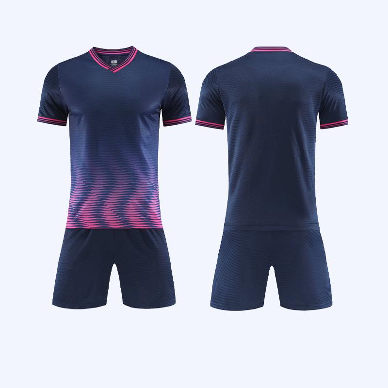 Summer Quick Dry Football Jersey Set Adult Short Sleeve Training Uniform M