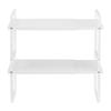 2 Tier Cabinet Organizer Shelf Counter Shelves Steel Storage Spice Rack