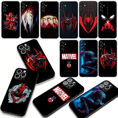 For Samsung Galaxy A55 A54 A25 A36 A17 A26 A35 A33 A34 A37 S9 S20 S21 FE S10 Plus Case Super Hero Marvel Spider Man Spiderman