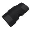 Black Breathable Knee Support Brace Adjustable Hook and Loop Straps Compression Sleeve