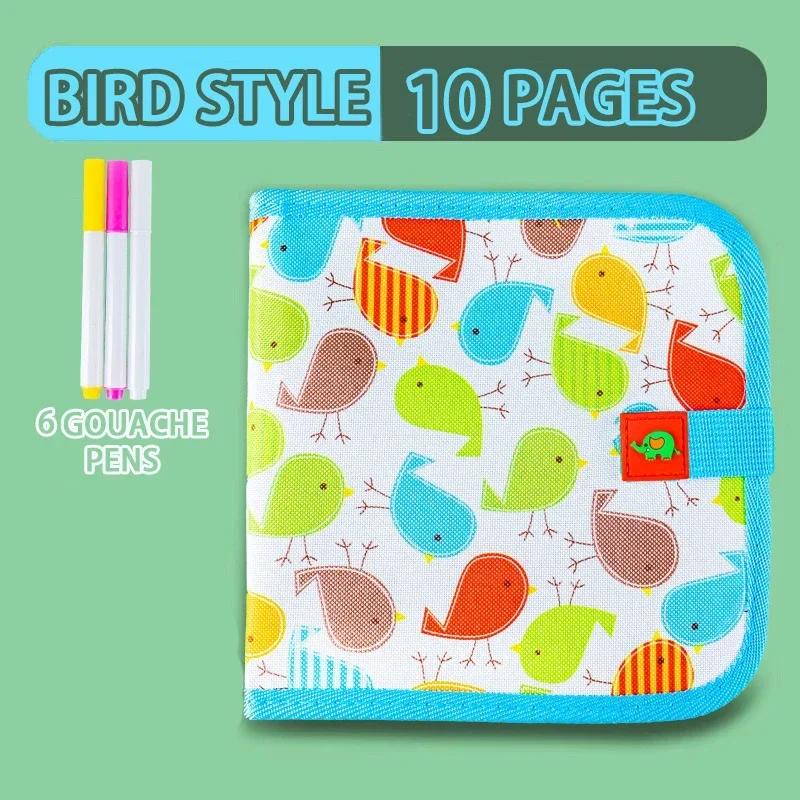 Non-Toxic Baby Painting Drawing Toys Set Black Board With Magic Pen Chalk Painting Coloring Book Funny Toy Painting Blackboard Kid Gifts