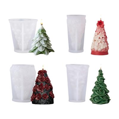 Weihnachtsbaum Silikonform Ornamentformen Duftkerzenformen Gussform Epoxidharzformen Bastelbedarf