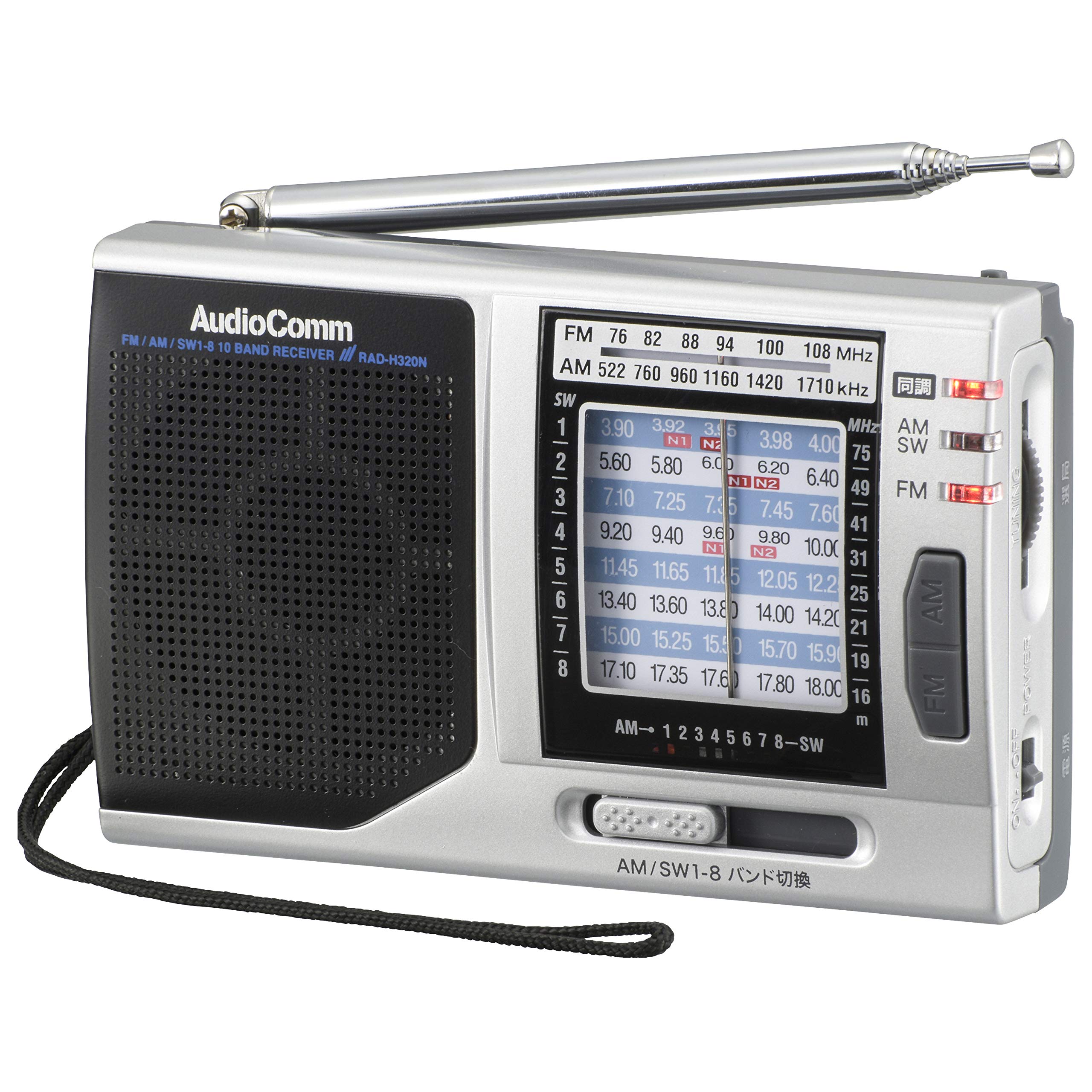 

Ohm Electric AudioComm Portable Tanpa Radio OHM Silver RAD-H320N 03-1274
