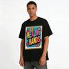 Retro Healing Hands Floral Print Casual Versatile Short Sleeve Top Pure cotton T-shirt