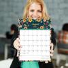 2026 Calendar - JAN 2026 - DEC 2026 Wall Calendar, 12 Month Wall Calendar 2026, 8.5" X 11", Twin-Wire Binding + Hanging Hook + Large Blocks with