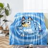 Manta Impresa con Tema de Bluey - Perfecta para Sofá, Cama, Viajes y Uso al Aire Libre | Lavable a Máquina, Acogedora y Duradera.