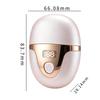 Rechargeable Women Electric Hair Shaver Oval Shape Portable Body Hair Remover Ladies Depilator For Underarm Leg Armpit Full Body
