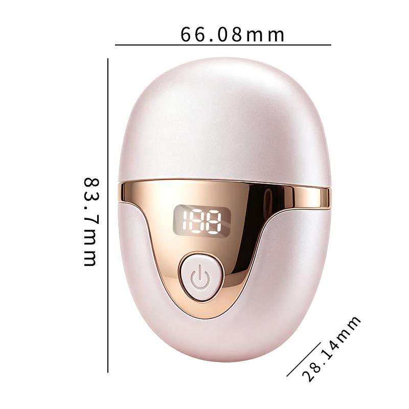 Rechargeable Women Electric Hair Shaver Oval Shape Portable Body Hair Remover Ladies Depilator For Underarm Leg Armpit Full Body