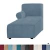 Velvet Chaise Longue Sofa Cover L Shape Stretch Sofa Bed Covers Non Slip Washable Remoavble Couch Slipcovers Furniture Protector