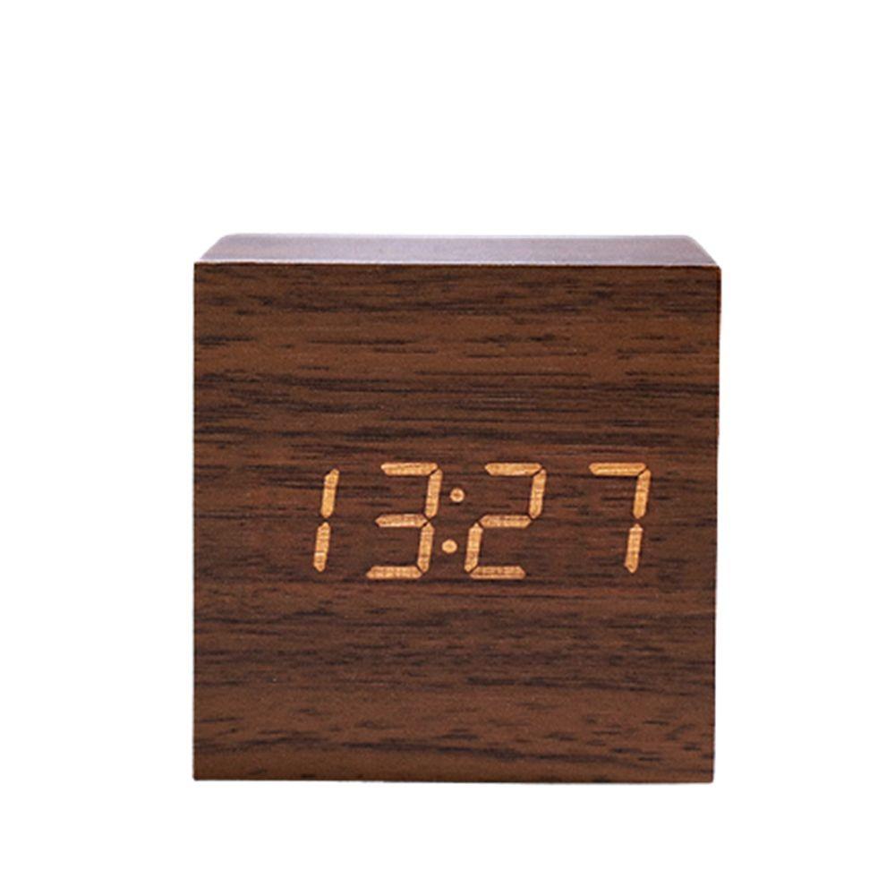 Third Level Brightness Desk Clock Square Digital Clock High Quality Desktop Table Decor