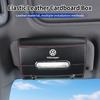 Car Storage Elastic Fabric Leather Vehicle Seat Tissue Dispenser For VW Golf GTI Polo Passat Touareg Beetle GTD GTE Sportcoupe BIT1