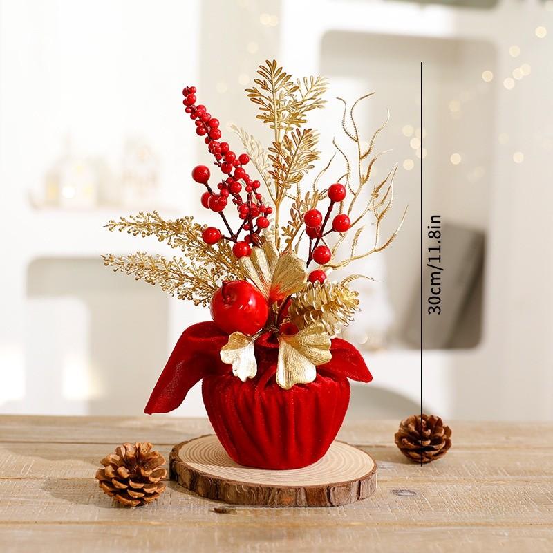 Floral Diy Plastic Home Decor Insert Branches Christmas Festive Setting Supplies