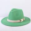 Popular European and American Classic Simple Flat-brimmed Top Hat Men's and Women's Fashionable and Elegant Versatile Jazz Hat Top Hat