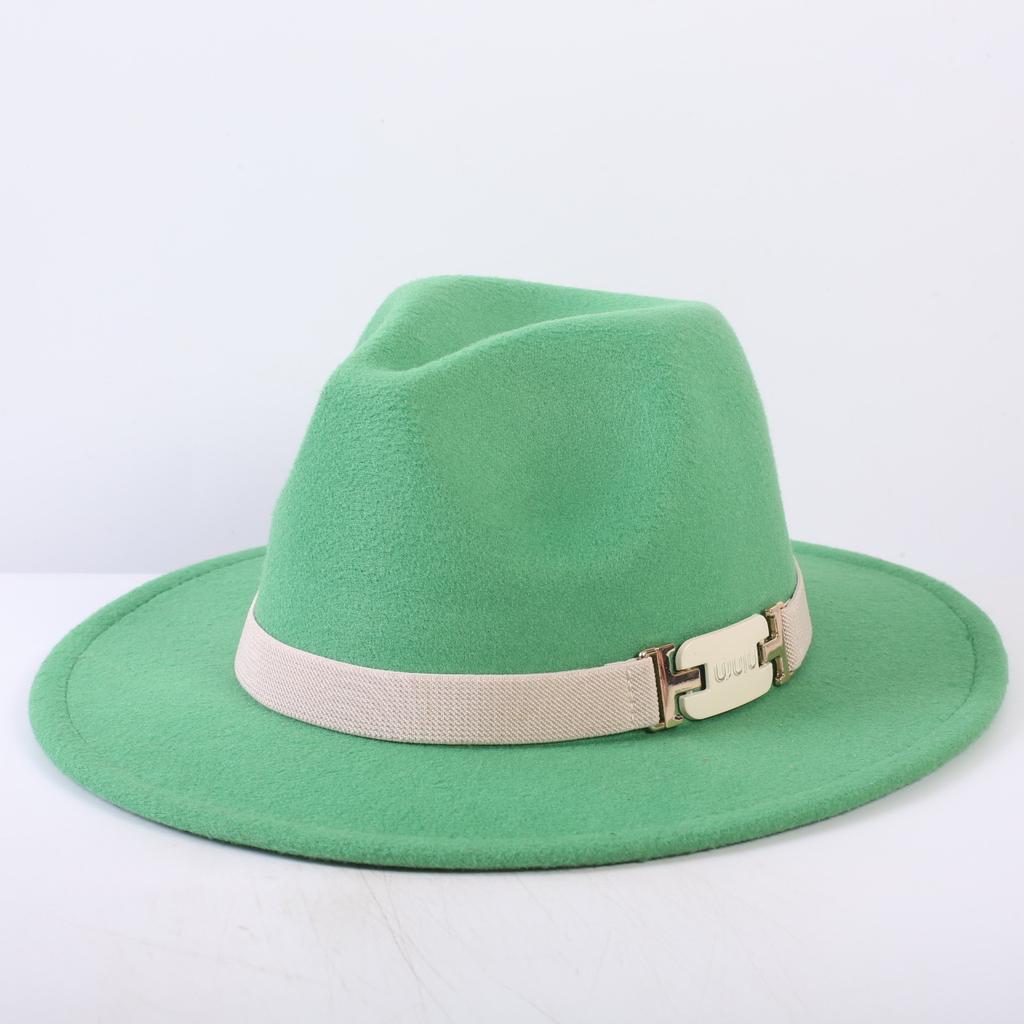 Popular European and American Classic Simple Flat-brimmed Top Hat Men's and Women's Fashionable and Elegant Versatile Jazz Hat Top Hat