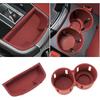 Silicone Center Console Organizer Tray Cup Holder Storage Box Interior Pad Fit For Porsche Macan -2026 Car Accessories