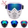 Retro Maskenbrille Motorradbrille Offroad-Brille Skibrille Outdoor Winddicht Sand