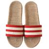 New Summer Women's Striped Linen Slippers