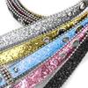 Teens Full Sequins Belt for Jeans Adjustable Pin Buckle Waist Belt Rhinestone Buckle Wide Waist Belt Ladies Skirt Belt