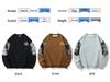 Plus Size Ethnic Style Embroidered Men's Hoodie - Autumn/Winter Retro Round Neck, Velvet, Long Sleeve, Enlarged Fit