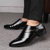 Mens Crocodile Pattern Leather Shoes Big Size Embossed Dress Shoes