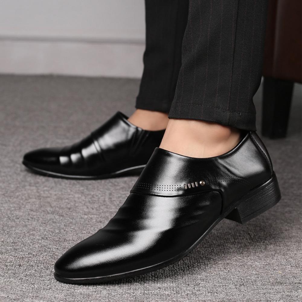 Mens Crocodile Pattern Leather Shoes Big Size Embossed Dress Shoes