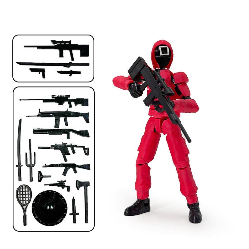 3D Printed Game Figure Model Toy Dummy13 Action Figure T13 Joint Mobility Figure Model Toy Ornament Collectible Toy for Kid Gift