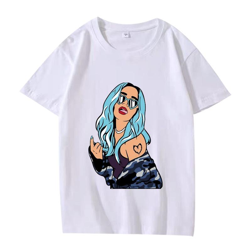 Karol G Essential Graphic T Shirts 2025 Men Women Oversized 100% Cotton Fashion Streetwear Short Sleeve Summer Print Unisex Tops