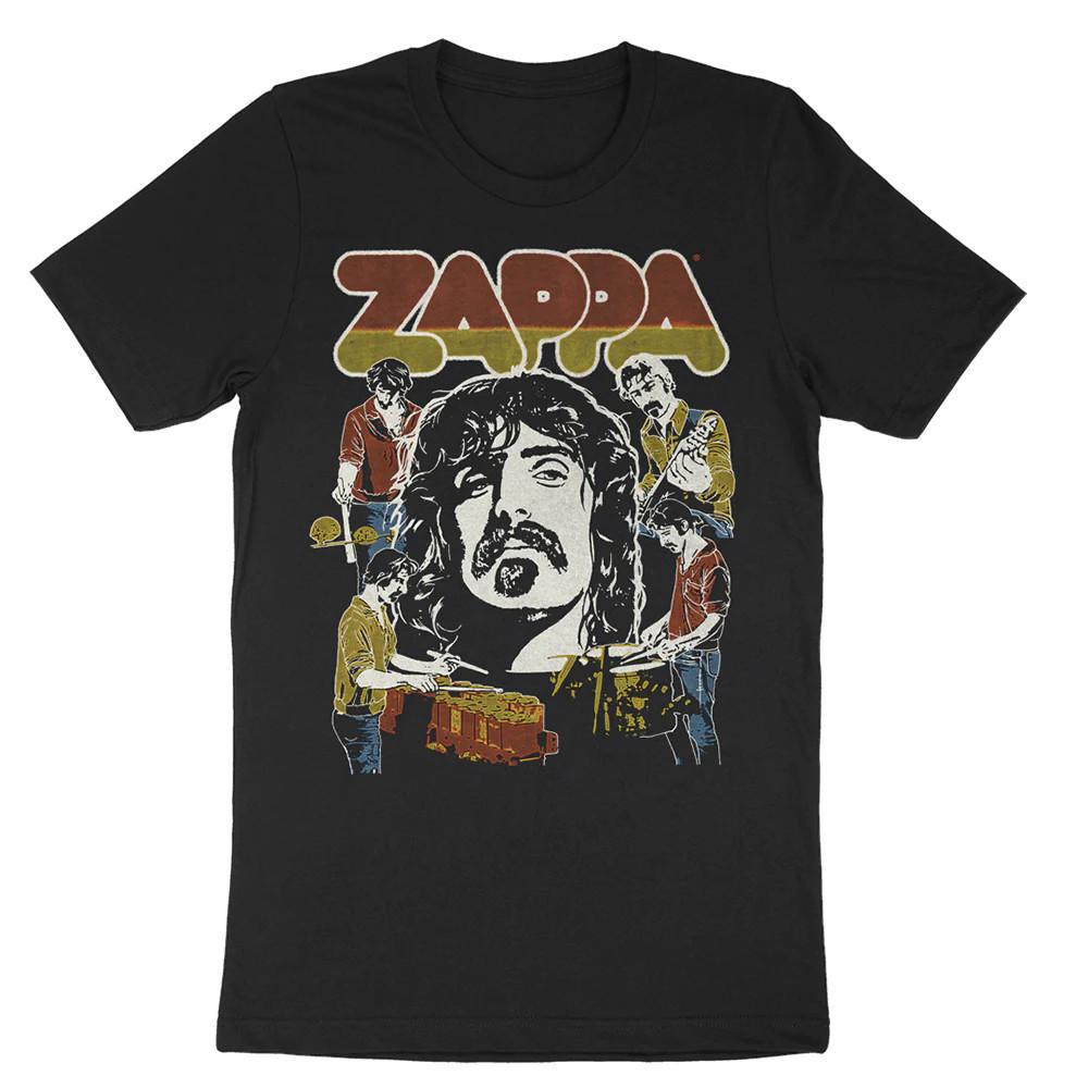 Vtg Frank Zappa Live In Concert Cotton Black Full Size Unisex S-5XL Shirt AG95 S