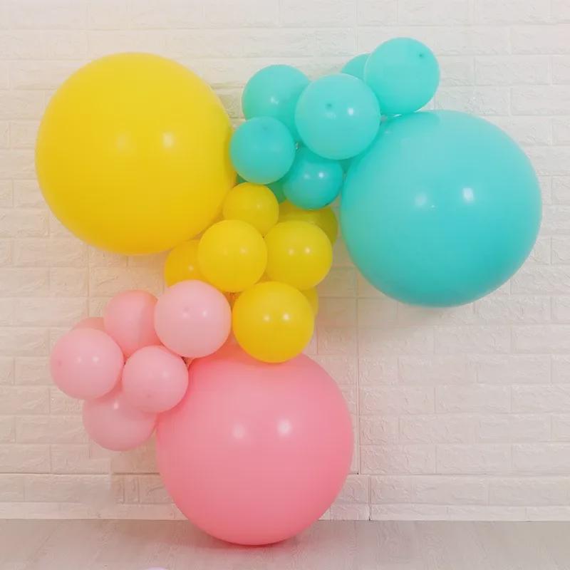 36-Inch Thickened Latex Round Macaron Balloon for Birthday Party Decoration