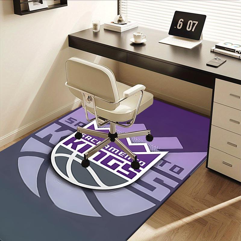 1pc Sacramento,Kings,Basketball Office Carpet Soft Polyester Entrance Carpet Washable Non slip Machi