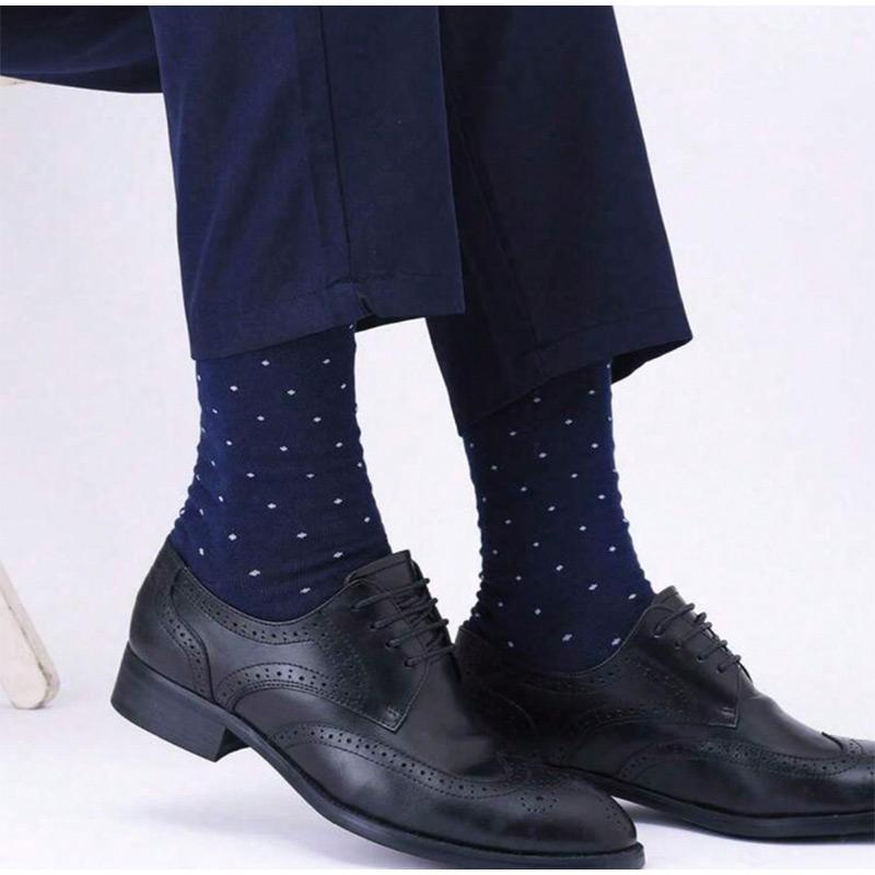 5 Pairs of Warm Stockings Fashionable High-quality Knitted Cotton Men's Socks Casual Business Socks The Same Socks for Men and Women