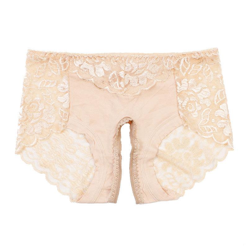 Sexy Panties Open Crotch Perspective Seduction Lace Ladies Large Size Passion Free Briefs