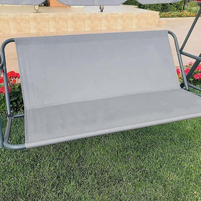 Outdoor Porch Swing Cover Replacement Back Cover with Sleeve Mount for Yard Chair Home Seating