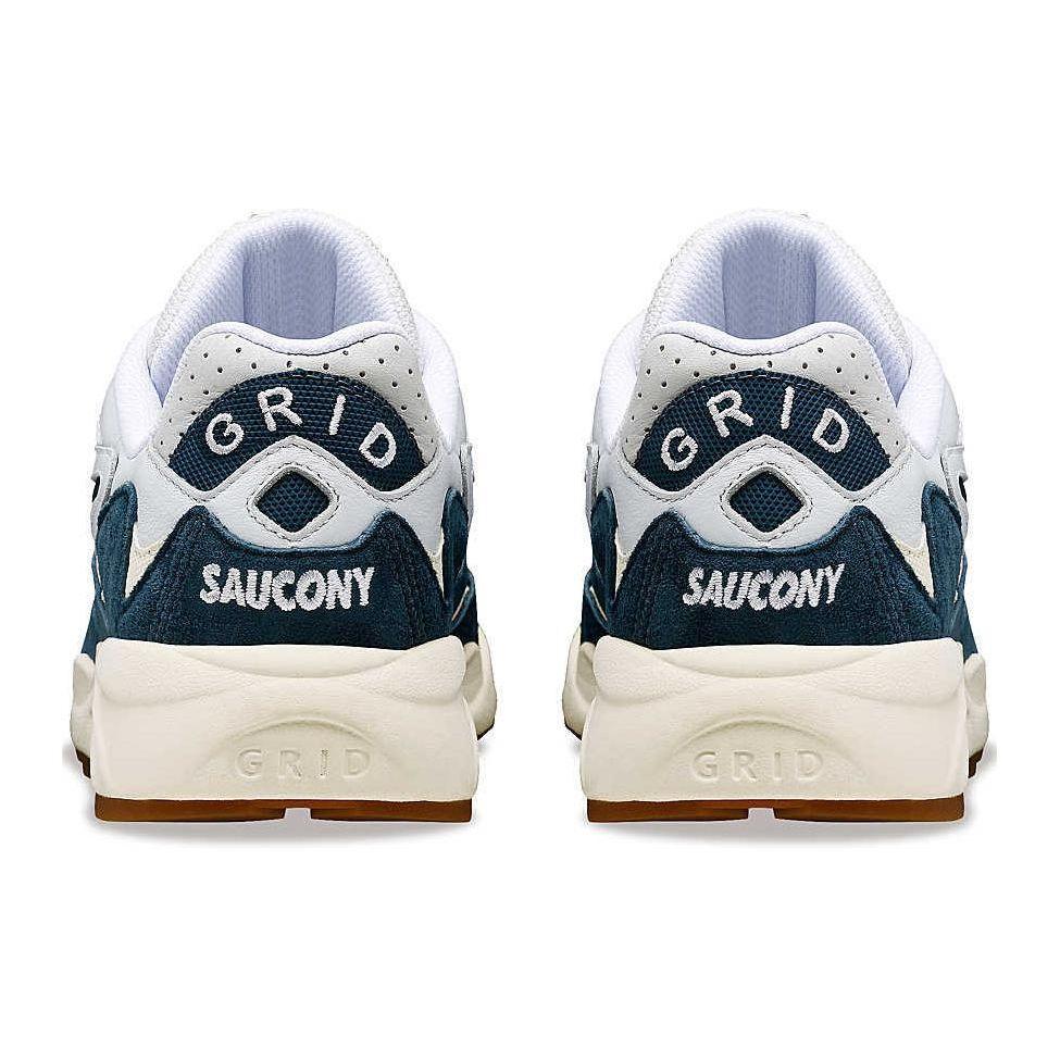 Saucony Grid Shadow 2 Men's White Navy Low Top Lifestyle Sneakers S70813-3