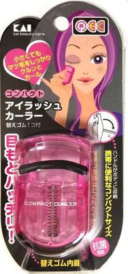 Kai Compact Eyelash PC KQ097 Q.E.C. Curler, Pink, Curler,
