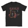 Rush Band T Shirt Beach Leisure TShirts Men 100 Cotton ONeck 4XL 5XL 6XL Top Tees Short Sleeve Streetwear Tops