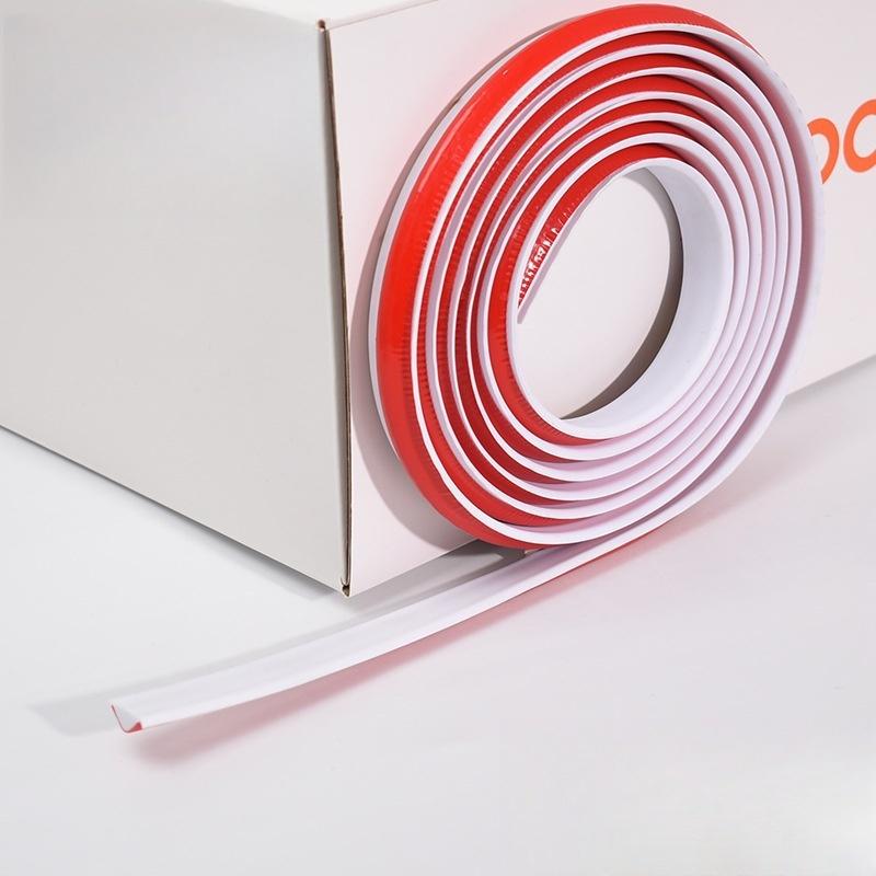 

1PC 39.37/78.74/118.11inch Flexible Trim Caulk Strip, Peel and Stick Trim for Molding, Wall Corner, Baseboard, Easy Installation 1M белый