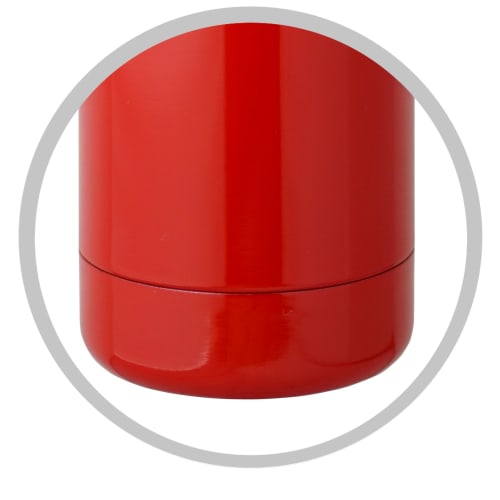 Living Water Bottle, 350ml, Direct Drinking, Screw Cap, Vacuum Insulated, Stainless Steel, Keeps Hot or Cold, Red