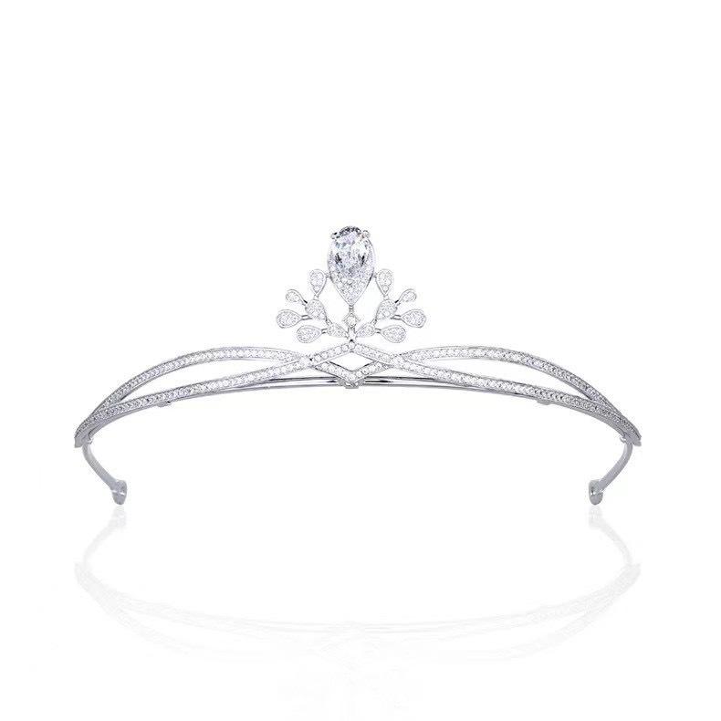 Princess Crown Headgear Female Eighteen Year Old Muse Birthday Headband Bride Wedding Headgear Headband Premium Sense Crown