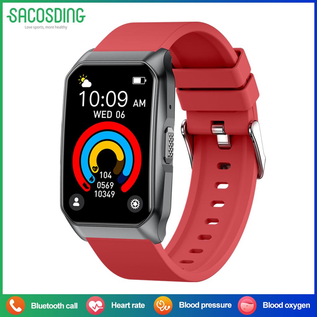 SACOSDING New Smart Watch Heart Rate Health Monitoring Sports Watch Bluetooth Call Waterproof Smartwatch For Android IOS