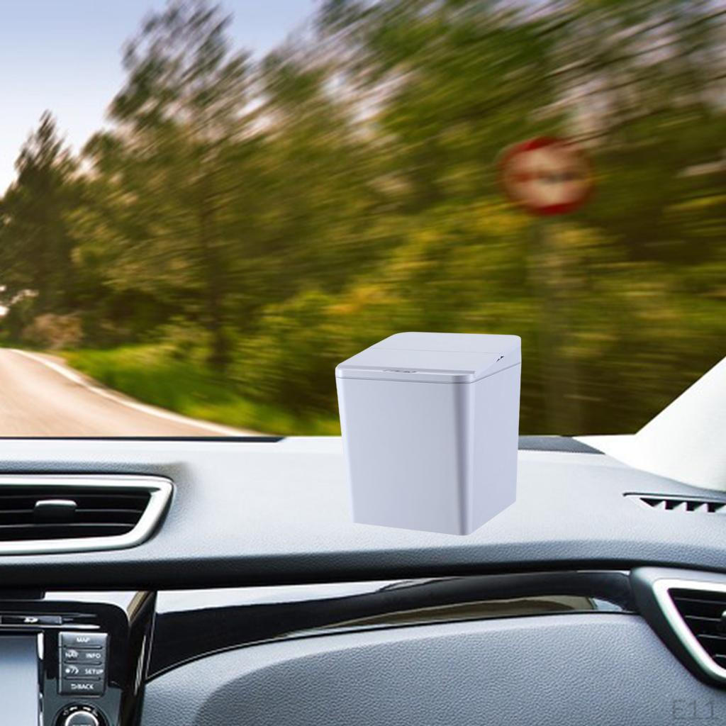 Trash Can Dustbin for Car Kitchen and Office Bathroom